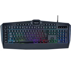 Teclado Nacon CL-210 ISO-ES RGB Negro