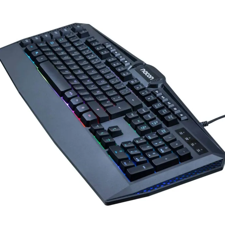 Teclado Nacon CL-210 ISO-ES RGB Negro