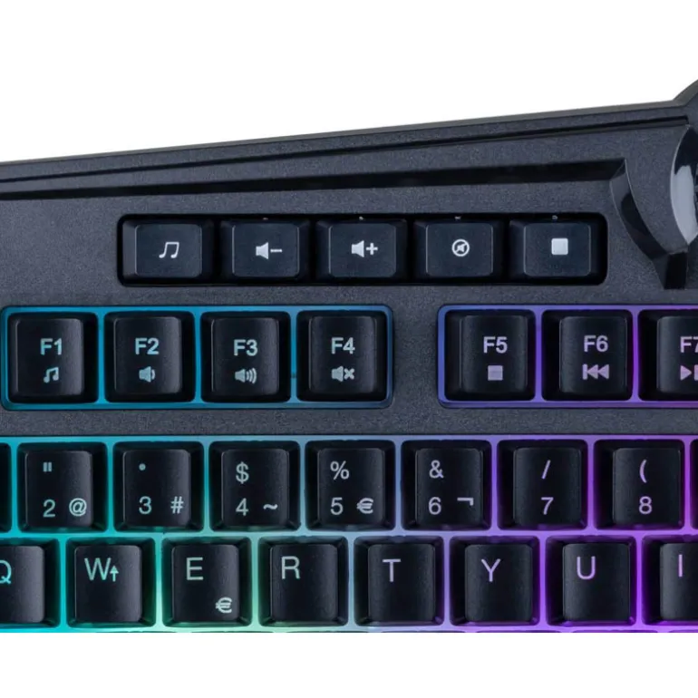 Teclado Nacon CL-210 ISO-ES RGB Negro