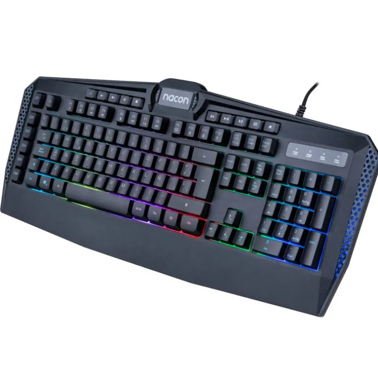 Teclado Nacon CL-210 ISO-ES RGB Negro