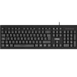 Teclado Nilox NXKBE000011 USB Negro