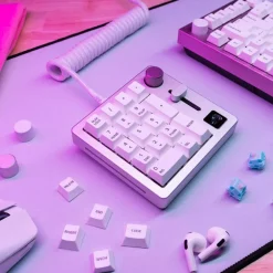 Teclado Numérico Glorious PC Master Race GMMK Wireless Numpad Fox Switches Gris