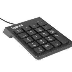 Teclado Numérico iggual CK-NUM-19T USB Negro