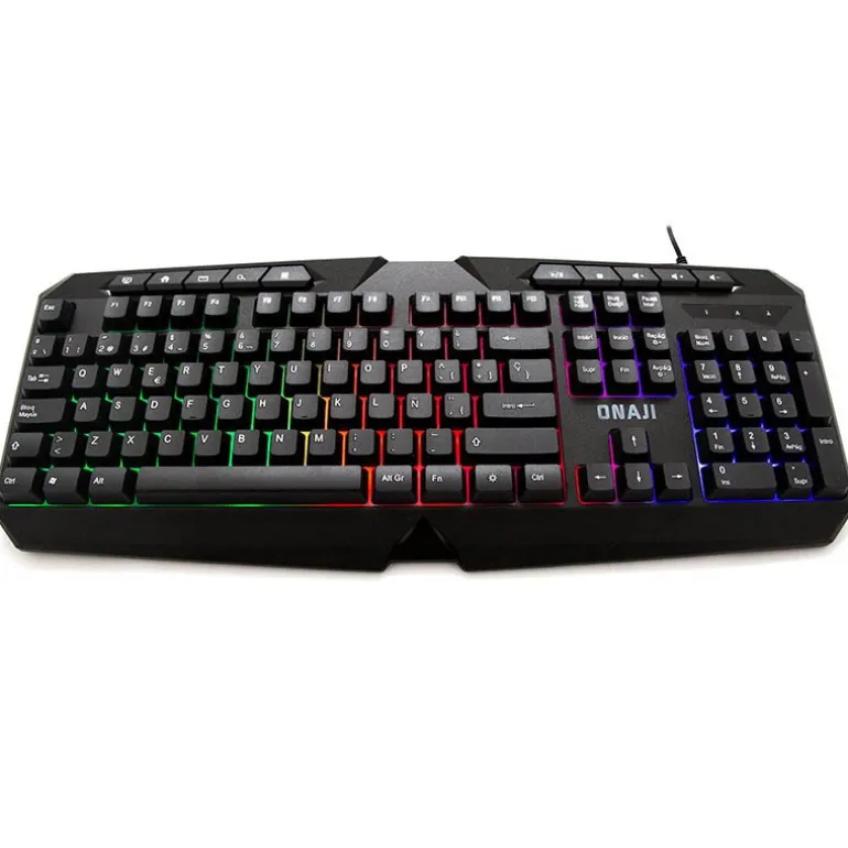 Teclado ONAJI Yubi Gaming RGB USB Negro