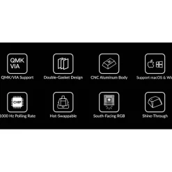 Teclado para Mac y Windows Keychron Q7 ISO-ES RGB Hot-Swappable Switch Gateron G Pro Brown