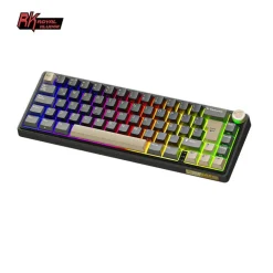 Teclado para Mac y Windows Royal Kludge RKR65 ISO-ES Hot-Swappable Switch Chartreuse Phantom