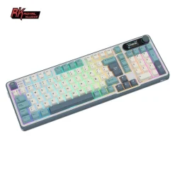 Teclado para Mac y Windows Royal Kludge RKS98 ISO-ES Hot-Swappable Switch Brown Wireless Light Cloud