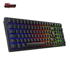 Teclado para Mac y Windows Royal Kludge RK98 ISO-ES Hot-Swappable Switch Brown Wireless Negro