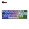 Teclado para Mac y Windows Royal Kludge RK61 Plus ISO-ES Hot-Swappable Switch Skycyan Wireless Indigo
