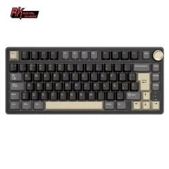 Teclado para Mac y Windows Royal Kludge R75 ISO-ES RGB Hot-Swappable Switch Silver Phantom