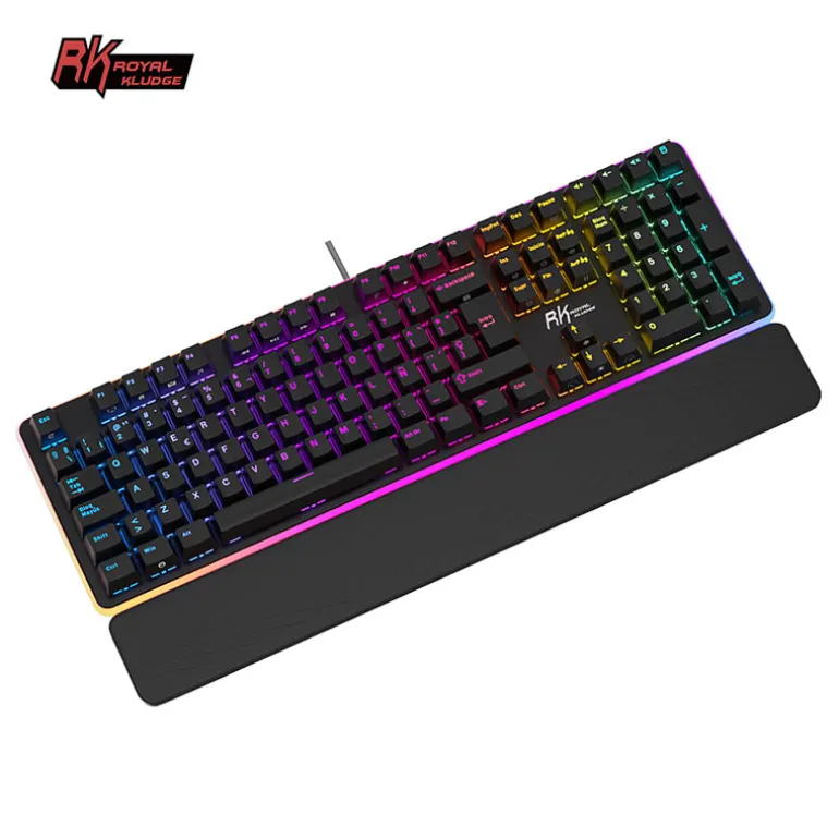 Teclado para Mac y Windows Royal Kludge RK918 ISO-ES RGB Switch Brown Negro