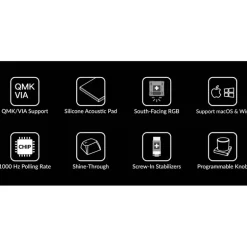 Teclado para Mac y Windows Keychron V5 ISO-ES RGB Hot-Swappable Switch K Pro Mechanical Brown