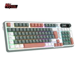 Teclado para Mac y Windows Royal Kludge RKS98 ISO-ES RGB Hot-Swappable Switch Brown Wireless Camping