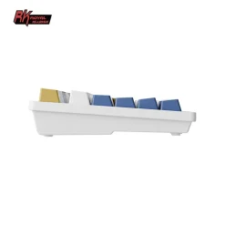 Teclado para Mac y Windows Royal Kludge RK98 ISO-ES Hot-Swappable Switch Red Wireless Klein Blue