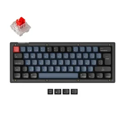Teclado para Mac y Windows Keychron V4 ISO-ES RGB Hot-Swappable Switch K Pro Red