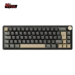 Teclado para Mac y Windows Royal Kludge RKR65 ISO-ES Hot-Swappable Switch Brown Phantom
