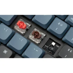 Teclado para Mac y Windows Keychron K7 Pro ISO-ES RGB Hot-Swappable Switch Low Profile Mechanical Red Wireless