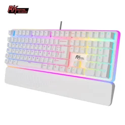 Teclado para Mac y Windows Royal Kludge RK918 ISO-ES RGB Switch Red White