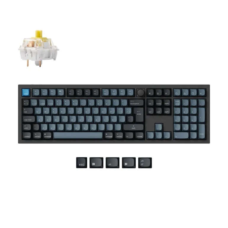 Teclado para Mac y Windows Keychron Q6 Pro ISO-ES RGB Hot-Swappable Switch Mechanical K Pro Banana Wireless