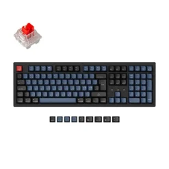 Teclado para Mac y Windows Keychron K10 Pro ISO-ES RGB Hot-Swappable Switch K Pro Mechanical Red Wireless