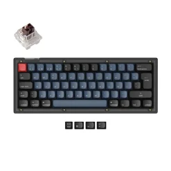 Teclado para Mac y Windows Keychron V4 ISO-ES RGB Hot-Swappable Switch K Pro Brown