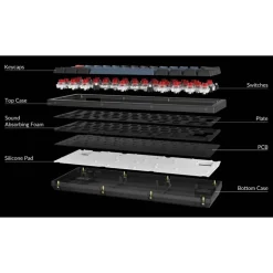 Teclado para Mac y Windows Keychron V4 ISO-ES RGB Hot-Swappable Switch K Pro Brown