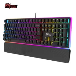 Teclado para Mac y Windows Royal Kludge RK918 ISO-ES RGB Switch Red Negro