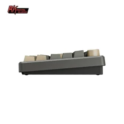 Teclado para Mac y Windows Royal Kludge RKM75 ISO-ES Hot-Swappable Switch Silver Speed Wireless Phantom