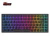Teclado para Mac y Windows Royal Kludge RK84 ISO-ES Hot-Swappable Switch Red Wireless Negro
