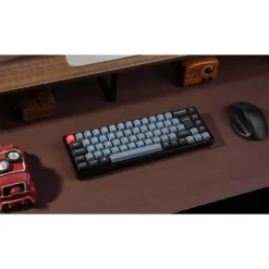 Teclado para Mac y Windows Keychron K6 Pro ISO-ES RGB Hot-Swappable Switch K Pro Mechanical Red Wireless