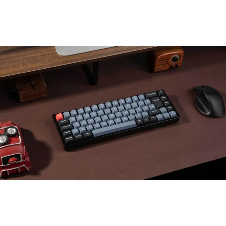 Teclado para Mac y Windows Keychron K6 Pro ISO-ES RGB Hot-Swappable Switch K Pro Mechanical Red Wireless