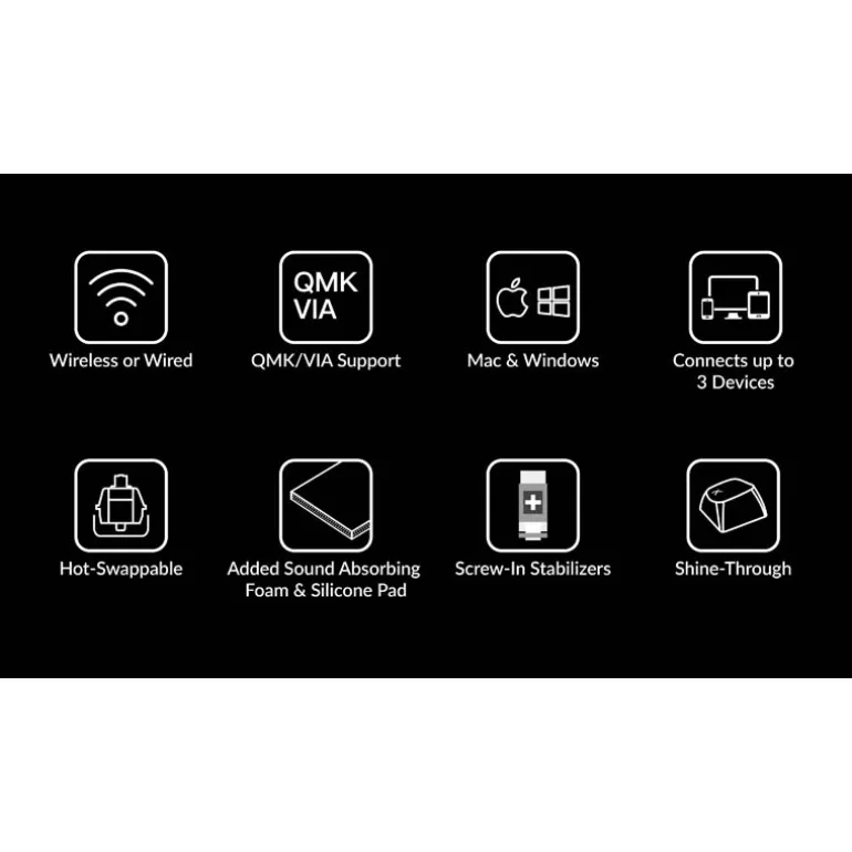 Teclado para Mac y Windows Keychron K6 Pro ISO-ES RGB Hot-Swappable Switch K Pro Mechanical Red Wireless