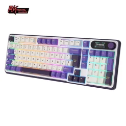 Teclado para Mac y Windows Royal Kludge RKS98 ISO-ES RGB Hot-Swappable Switch Chartreuse Wireless Blackberry