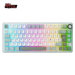 Teclado para Mac y Windows Royal Kludge RKR75 ISO-ES Hot-Swappable Switch Brown Skycyan