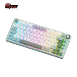Teclado para Mac y Windows Royal Kludge RKR75 ISO-ES Hot-Swappable Switch Brown Skycyan