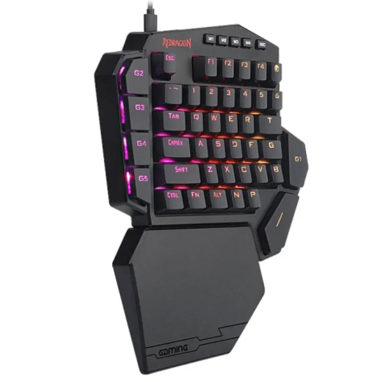 Teclado Redragon Diti Gaming RGB Blue Switch Negro