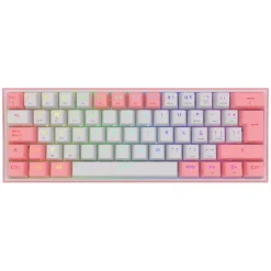 Teclado Redragon Fizz Pro K616 Gaming RGB Switch Red Blanco