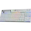 Teclado Redragon Horus 621 Gaming RGB Wireless Switch Red Blanco