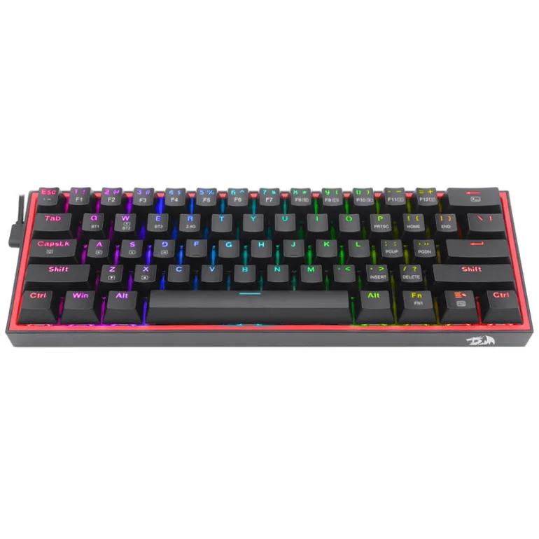 Teclado Redragon K616 FIZZ Pro Gaming Wireless RGB Red Switch Negro