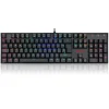 Teclado Redragon Mitra Gaming RGB Red Switch Negro