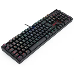 Teclado Redragon Mitra Gaming RGB Red Switch Negro