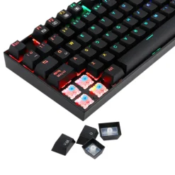 Teclado Redragon Mitra Gaming RGB Blue Switch Negro