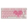 Teclado Royal Kludge R75 Hot Swap Switch Cream Pink Melody