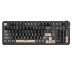 Teclado Royal Kludge RKN99 Tri Mode ISO-ES RGB Hot-Swappable Switch Beige Phantom
