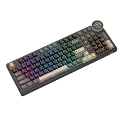 Teclado Royal Kludge RKN99 Tri Mode ISO-ES RGB Hot-Swappable Switch Violet Phantom