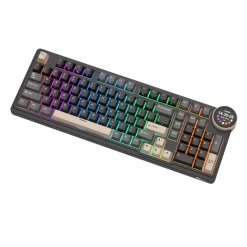 Teclado Royal Kludge RKN99 Tri Mode ISO-ES RGB Hot-Swappable Switch Violet Phantom