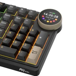 Teclado Royal Kludge RKN99 Tri Mode ISO-ES RGB Hot-Swappable Switch Violet Phantom