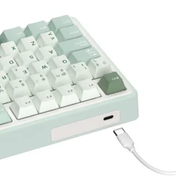 Teclado Royal Kludge RKR98 Pro ISO-ES RGB Hot-Swappable Switch Cream Sky Cyan