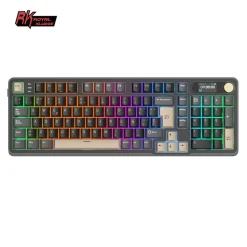 Teclado Royal Kludge RKS98 ISO-ES Tri Mode RGB Switch Chartreuse Phantom