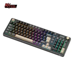 Teclado Royal Kludge RKS98 ISO-ES Tri Mode RGB Switch Chartreuse Phantom